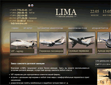 Tablet Screenshot of charterlima.com